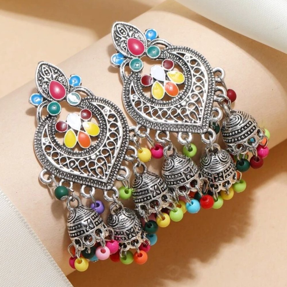 Jhumka drop earring